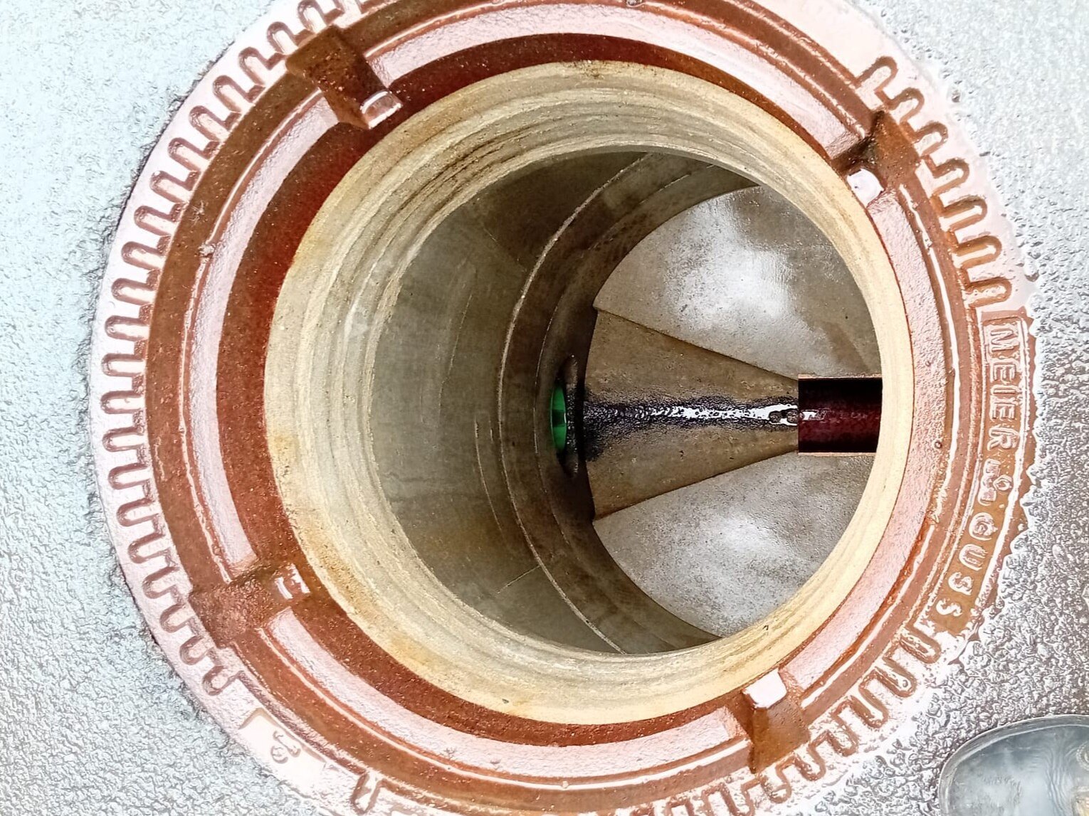 Fettabscheider nach der Reinigung